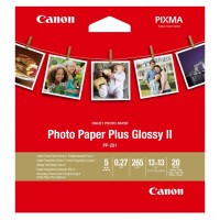 Фото хартия Canon Plus Glossy II PP-201, 13x13 см., 20 листа, 265 гр.